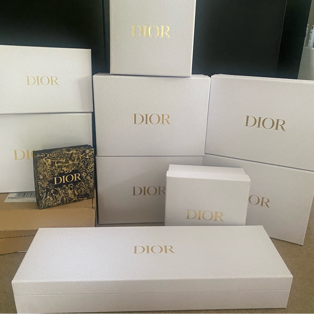 Dior boxes